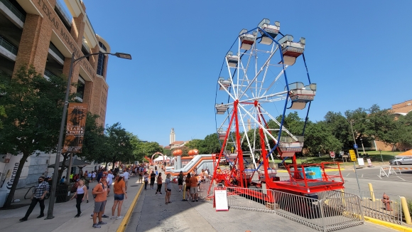 Ferris wheel carnival ride Texas